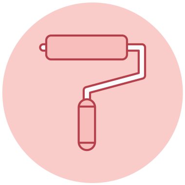 Boya silindiri. Basit resimleme