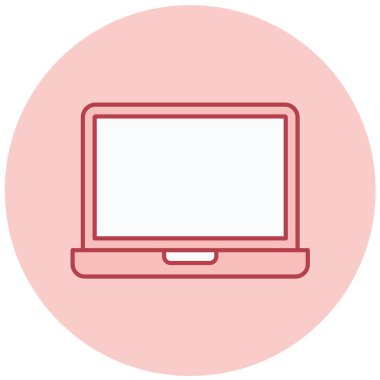 Bilgisayar. Web simgesi basit illüstrasyon