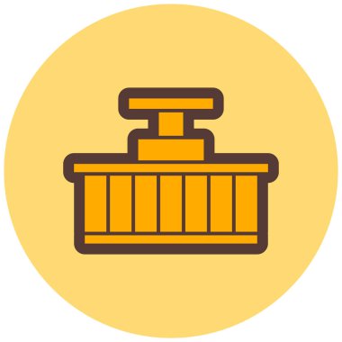 Alışveriş arabası vektör simgesi