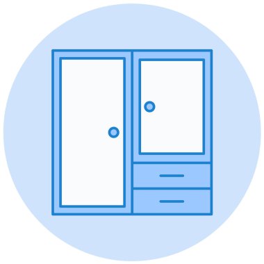 Kapı. Web simgesi basit illüstrasyon