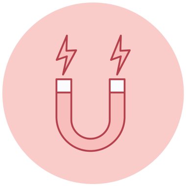 mıknatıs simgesi vektör çizimi