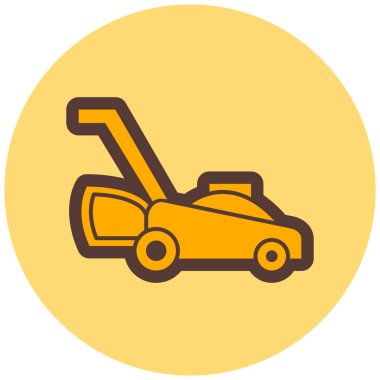 Traktör. Web simgesi basit illüstrasyon