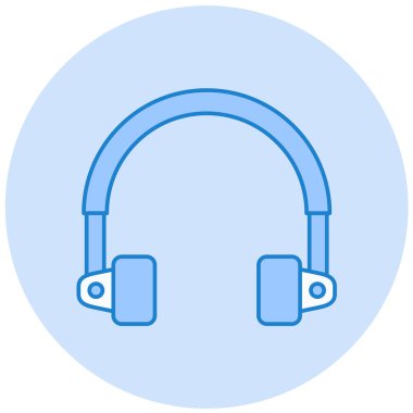 Kulaklık. Web simgesi basit tasarım