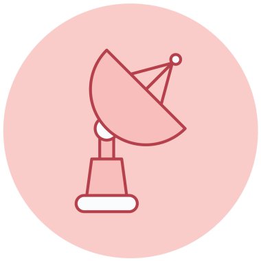 Uydu anteni. Web simgesi