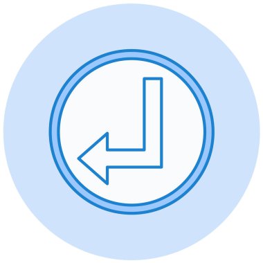 yön modern ikon vektör illüstrasyonu