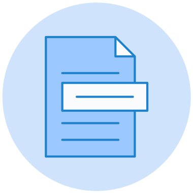 belge modern simge vektör illüstrasyonu