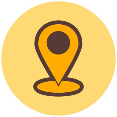 harita pin vektör simgesi