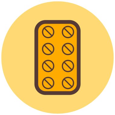 Haplar. Web simgesi basit illüstrasyon