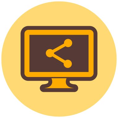 şebeke. Web simgesi vektör illüstrasyonu