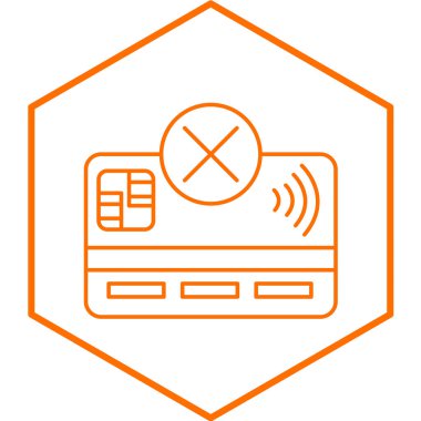 Kredi kartı ikonu vektör illüstrasyonu