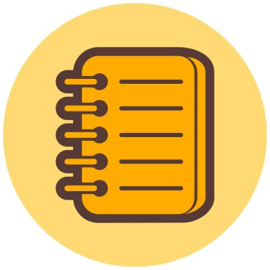 Kitap. Web simgesi basit illüstrasyon