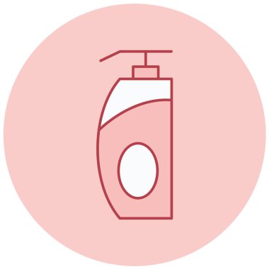 Bir şişe simgesinin vektör illüstrasyonu