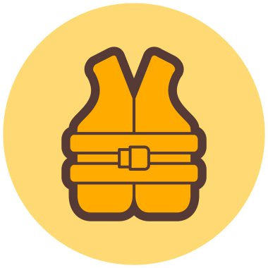 Güvenlik yeleği. Web simgesi