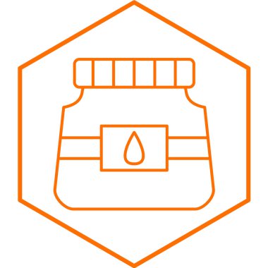 Kavanoz ikonu vektör illüstrasyonu