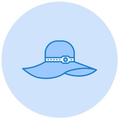 Şapka. Web simgesi basit illüstrasyon