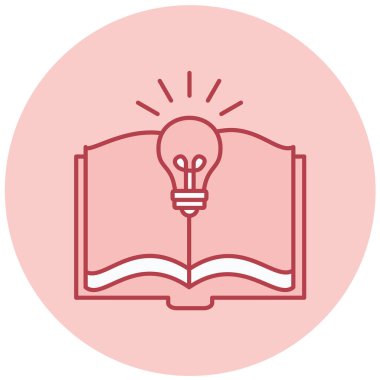 kitap simgesi vektör illüstrasyonu