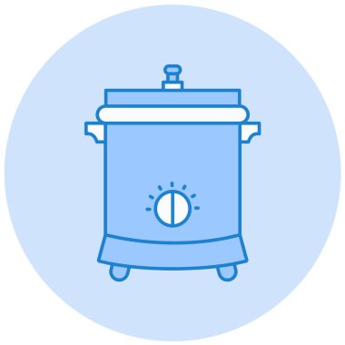 Mutfak gereçleri vektör simgesi modern basit arkaplan