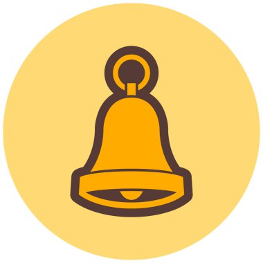 Zil. Web simgesi basit illüstrasyon