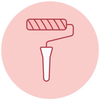 Boya silindiri. Basit resimleme