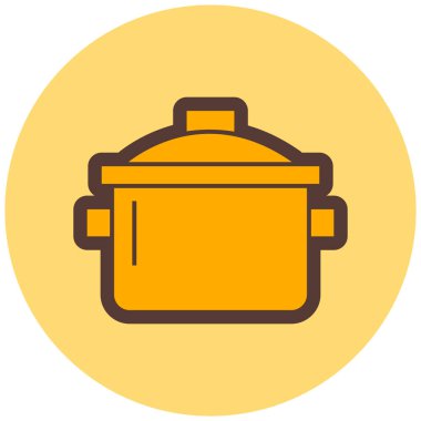 Tava. Web simgesi basit tasarım