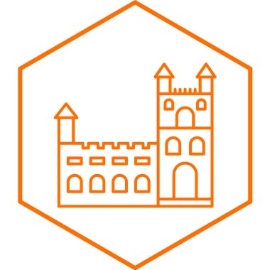 Yapı simgesinin vektör illüstrasyonu