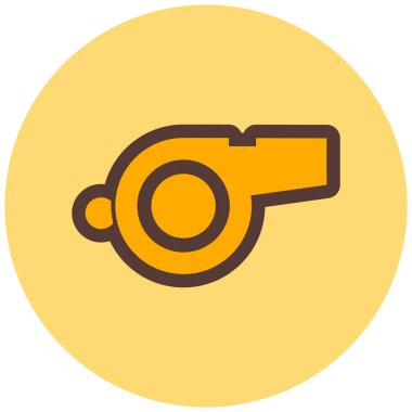 Islık. Web simgesi basit illüstrasyon