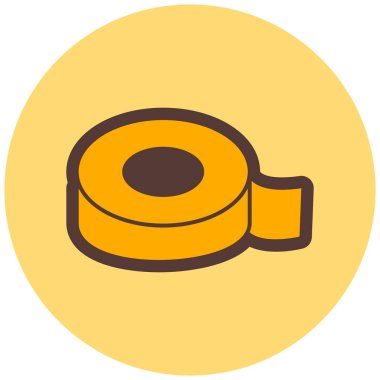 Teyp. Web simgesi basit illüstrasyon