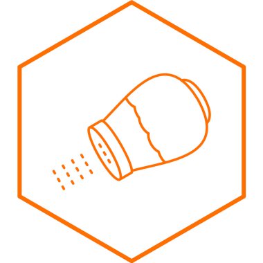 biber simgesi, basit tasarım vektör çizimi