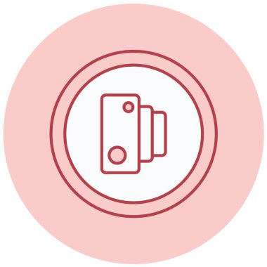 Kamera. Web simgesi basit tasarım