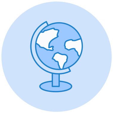 Küre. Web simgesi basit illüstrasyon