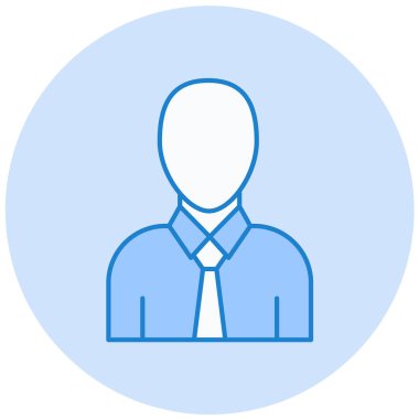 avatar. Web simgesi basit illüstrasyon