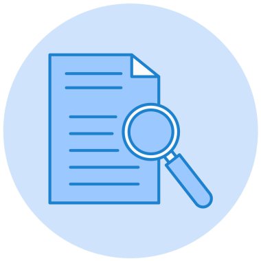 belge modern simge vektör illüstrasyonu