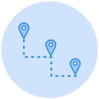 konum. Web simgesi basit illüstrasyon