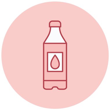 Şişe simgesinin vektör illüstrasyonu