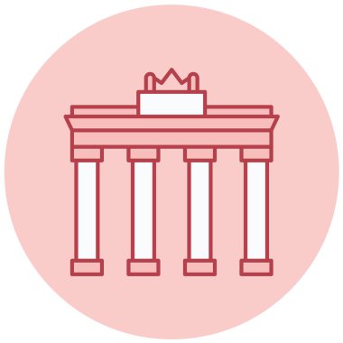 Bina. Web simgesi basit tasarım