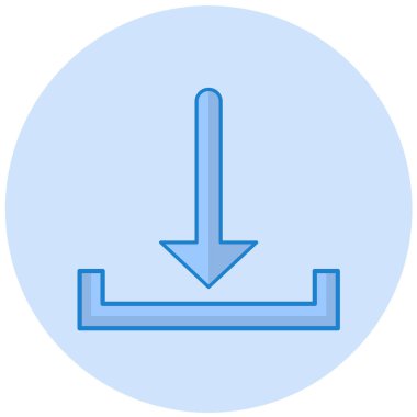 İndir. Web simgesi basit illüstrasyon