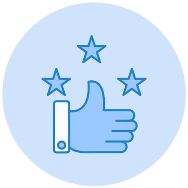 Geri bildirim. Web simgesi basit illüstrasyon