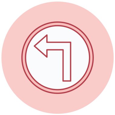 Projeniz için sol yön ok simgesi