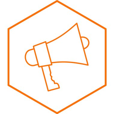 Call To Action modern simgesinin vektör çizimi