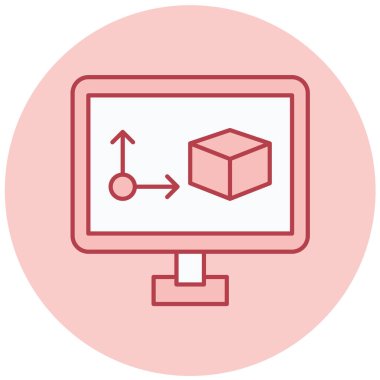 seo modern simgesinin vektör illüstrasyonu