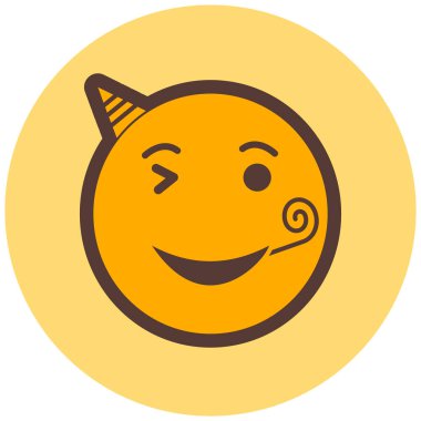 emoji. Web simgesi basit illüstrasyon