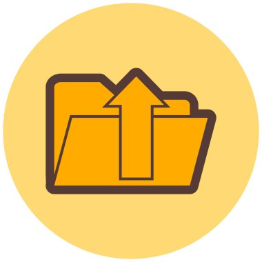 Yükle. Web simgesi basit illüstrasyon