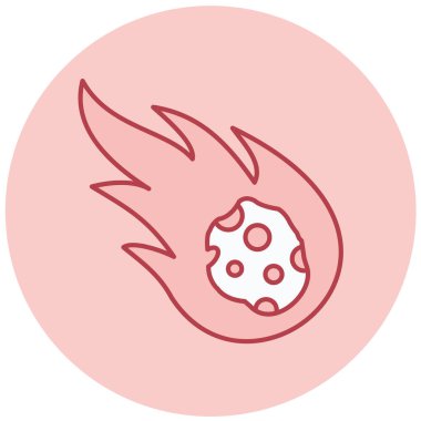 Tek bir simgenin vektör illüstrasyonu