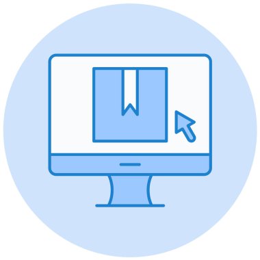 Modern ikon vektör illüstrasyonu