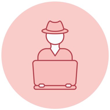 hacker vektör resimleme