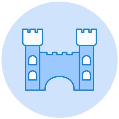 Kale kulesi. Basit tasarım 