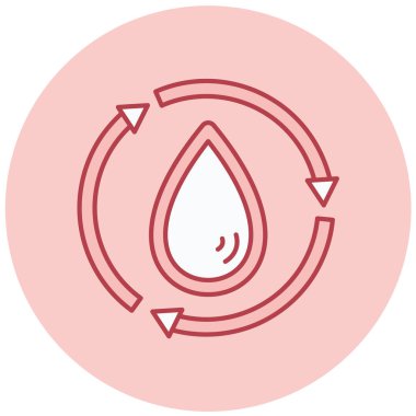 Modern simgenin vektör illüstrasyonu