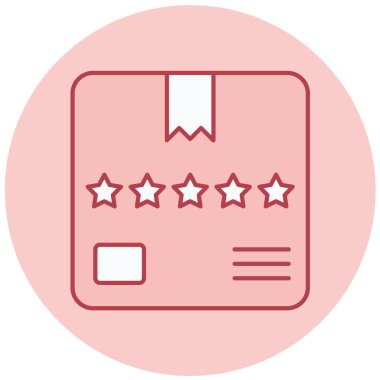 Teslimat kutusu düz simgesi