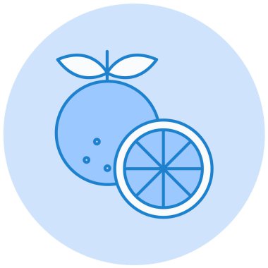 lemon. Web simgesi basit illüstrasyon