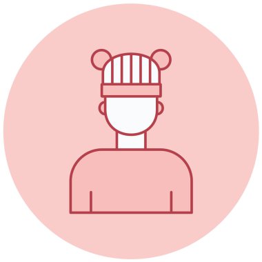 man simgesi vektör illüstrasyonu